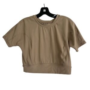 Altar'd‎ State Revival Cropped Brown Top Activewear Women's Size L